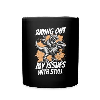 Undiagnosed, but something - Full Colour Mug - black - Front