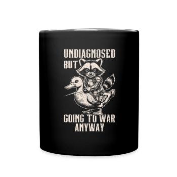 Undiagnosed, but something - Full Colour Mug - black - Front