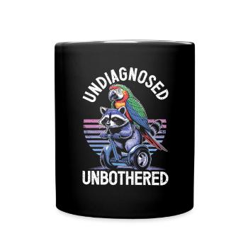 Undiagnosed, but something - Full Colour Mug - black - Front