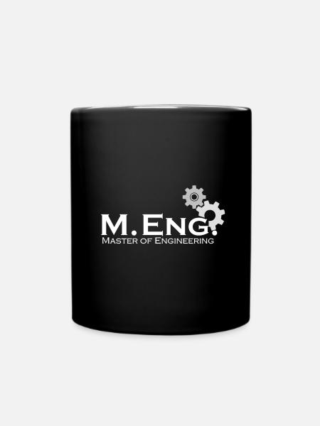 Master of Engineering Ingenieur M.Eng. Abschluss - Tasse einfarbig - Schwarz