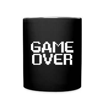 Fin de partie de jeu style retro - GAME OVER - Mug uni - noir - Devant