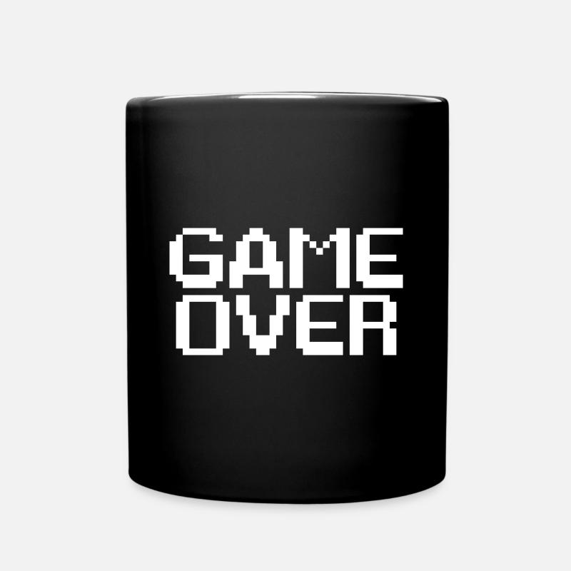 Fin de partie de jeu style retro - GAME OVER - Mug uni - noir