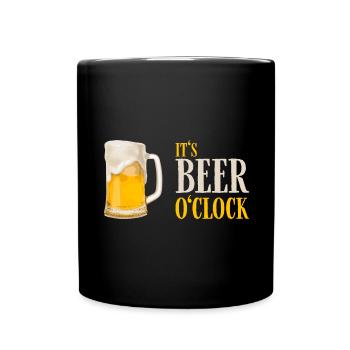 Funny saying for passionate beer drinkers - Full Colour Mug - black - Front