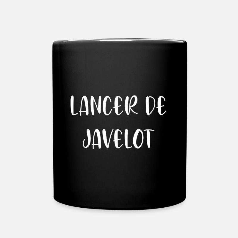 T shirt lancer de javelot - Mug uni - noir