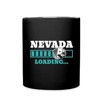 Nevada Laden USA Staat Amerika Reisen Nevadan - Tasse einfarbig - Schwarz - Vorne