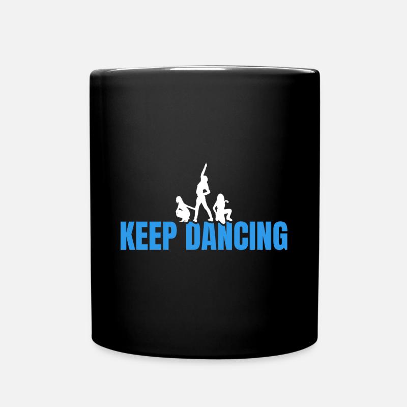 Finnland Ministerpräsidentin - Keep Dancing - Tasse einfarbig - Schwarz
