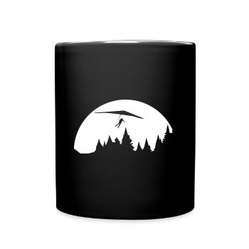 Parapente - (3) - Mug uni - noir - Devant