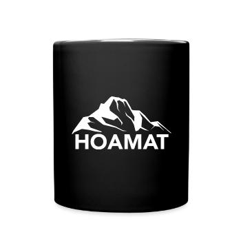 Hoamat - (6) - Tasse einfarbig - Schwarz - Vorne
