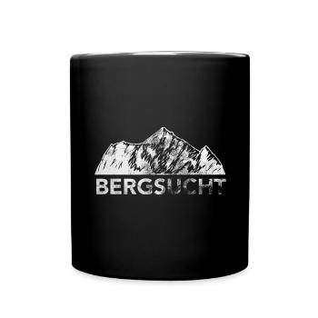 Bergsucht - (7) - Tasse einfarbig - Schwarz - Vorne
