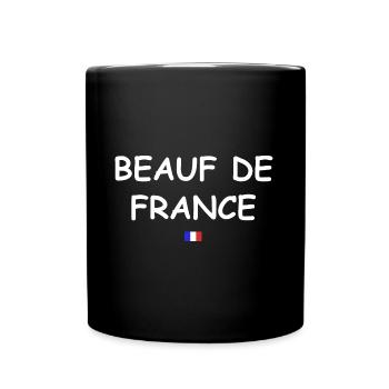beauf de france - Mug uni - noir - Devant