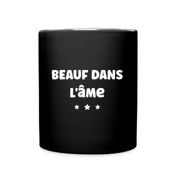 beauf dans l'ame - Mug uni - noir - Devant