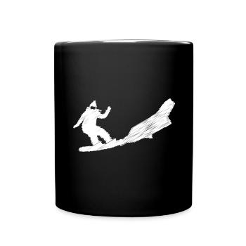 Snowboarding - (19) - Full Colour Mug - black - Front