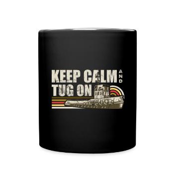 Schlepper Schleppboot Tug Life - Mug uni - noir - Devant