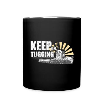 Schlepper Schleppboot Tug Life - Mug uni - noir - Devant