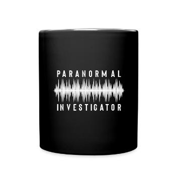 Geisterjagd Paranormal Investigator - Tasse einfarbig - Schwarz - Vorne