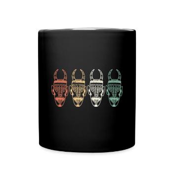 Africa Mask African Afro History - Full Colour Mug - black - Front