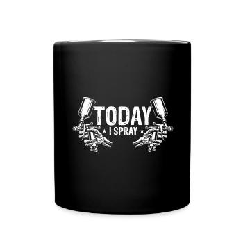Car Painter for Car Painter for Car Detailer - Full Colour Mug - black - Front