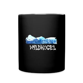 Wildkogel,berg,berge,schweiz,skigebiet,ski - Tasse einfarbig - Schwarz - Vorne