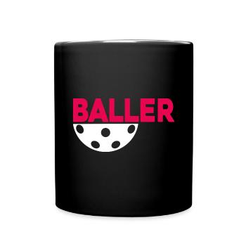 Unihockey Floorball Joueur de floorball Floorballer - Mug uni - noir - Devant