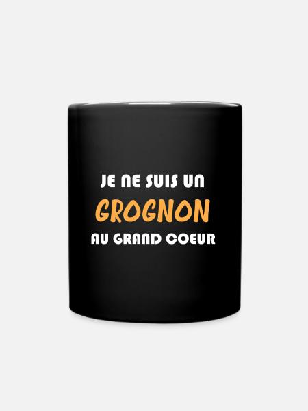 Grognon - Mug uni - noir