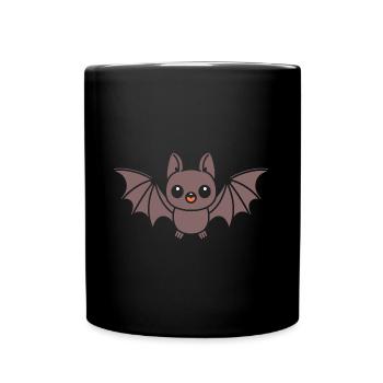 chauve-souris - Mug uni - noir - Devant