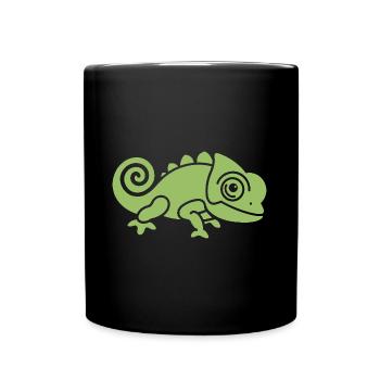 chameleon - Full Colour Mug - black - Front