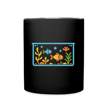 aquarium - Full Colour Mug - black - Front