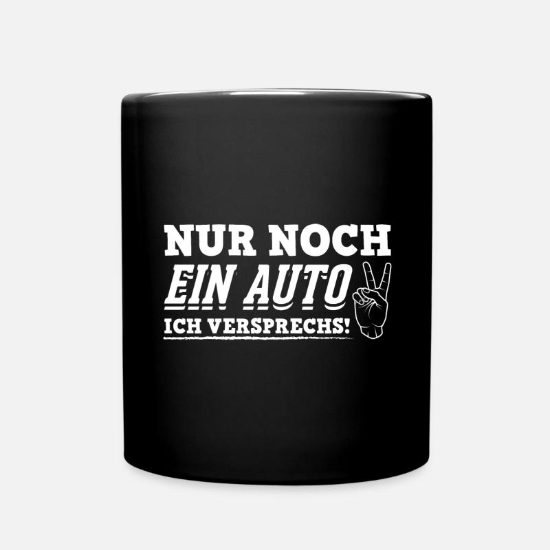 nur noch ein auto - Tasse einfarbig - Schwarz