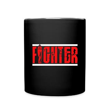Kickboxing Boxer Kickboxer Fighter Training Coach - Full Colour Mug - black - Front
