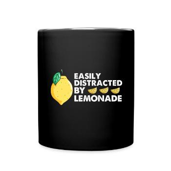 Lemonade Zitrone Limonade Limonaden Stand Design - Tasse einfarbig - Schwarz - Vorne