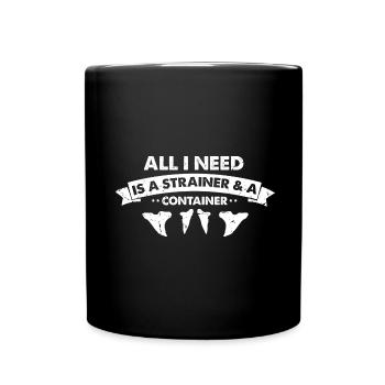 Fossil Archaeology Design Fossils Fossil Hunters - Full Colour Mug - black - Front