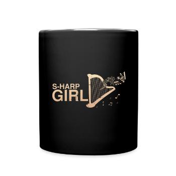 Conceptions de joueurs de harpe pour les conceptions de joueurs de harpe - Mug uni - noir - Devant