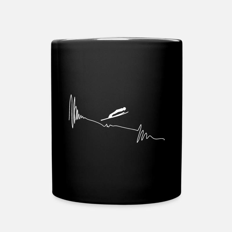 Heartbeat - Ski - - Mug uni - noir