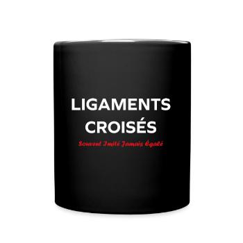 Foot ligaments croisés - Mug uni - noir - Devant