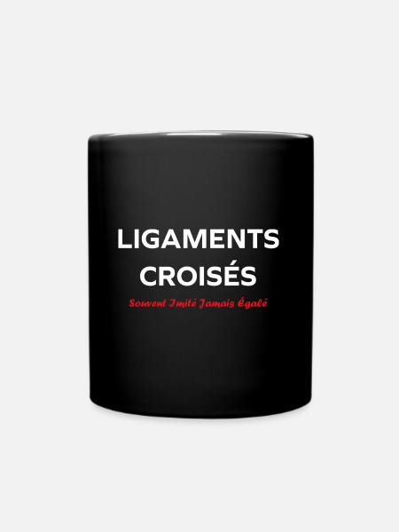 Foot ligaments croisés - Mug uni - noir