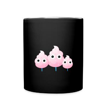 Cotton Candy, Family, Sugar, Pink - Full Colour Mug - black - Front