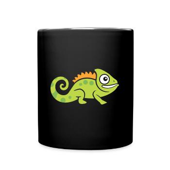 chameleon - Full Colour Mug - black - Front