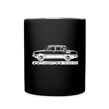 Skoda S100 Neu - Tasse einfarbig - Schwarz - Vorne