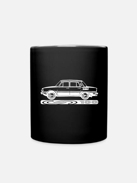 Skoda S100 Neu - Tasse einfarbig - Schwarz