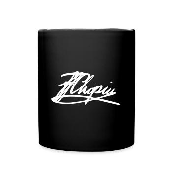Frederic Chopin signature - Full Colour Mug - black - Front