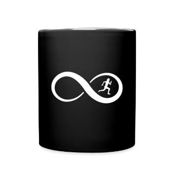 Infinity et Running 1 - (RU) - Mug uni - noir - Devant