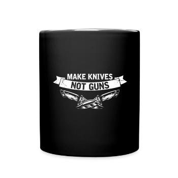 Father and Messerasmmler Messerfan Papa Design - Full Colour Mug - black - Front