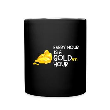 Conception de prospecteur d'or de prospecteur d'orpaillage - Mug uni - noir - Devant
