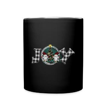 Weihnachten Santa Claus Merry Christmas - Full Colour Mug - black - Front