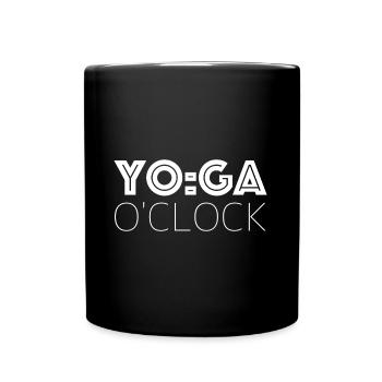 Yoga Watch | Méditation, sport, dictons drôles - Mug uni - noir - Devant