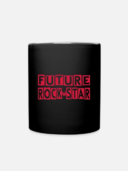 Future Rock Star - Full Colour Mug - black