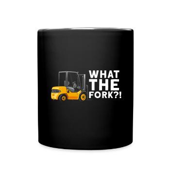 Magasiniers pour conducteurs de chariots élévateurs et chariots élévateurs - Mug uni - noir - Devant