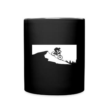 Mountain - Mountain Bike - (22) - Full Colour Mug - black - Front