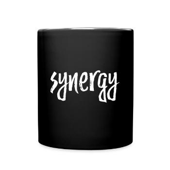 synergy - Tasse einfarbig - Schwarz - Vorne