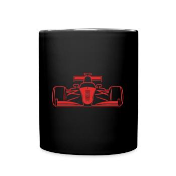 Race car - Full Colour Mug - black - Front